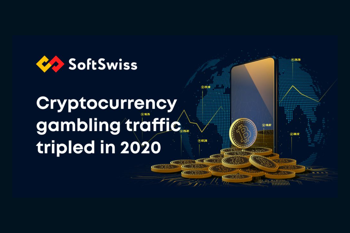 cryptocurrency-gambling-traffic-saw-threefold-increase-in-2020,-softswiss-shares