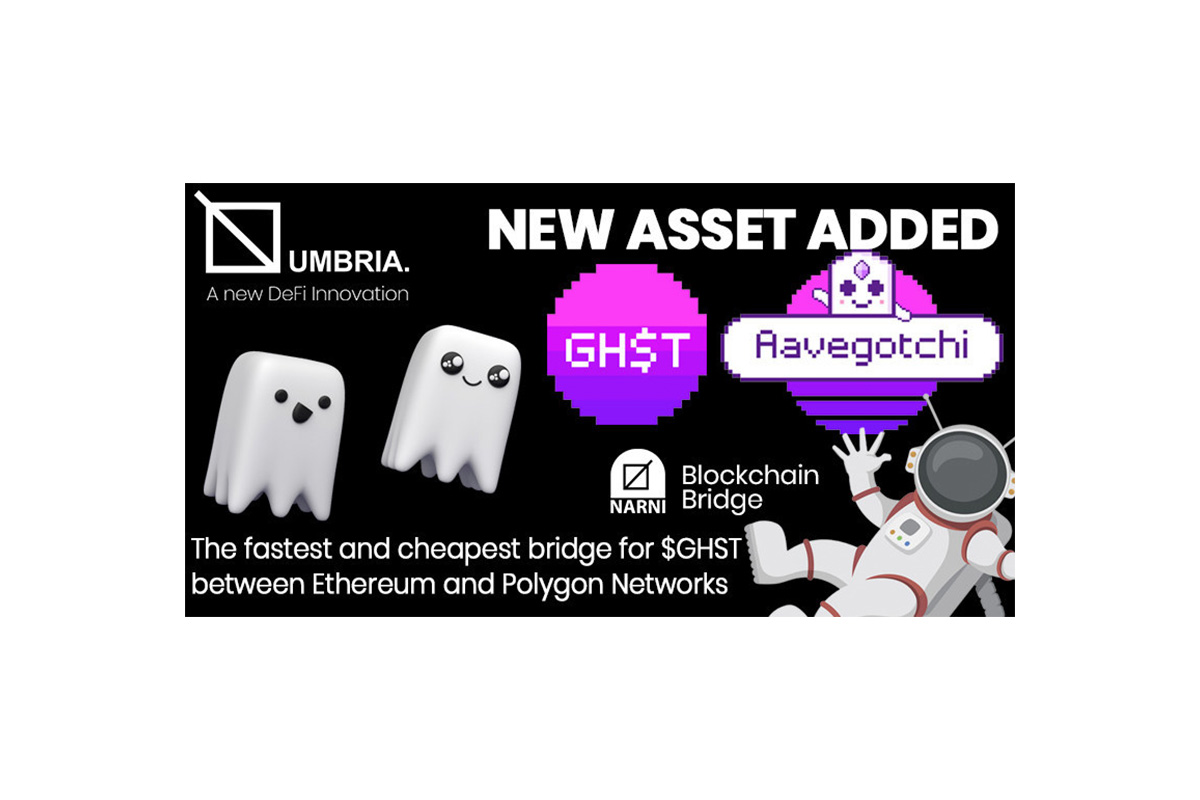 online-blockchain-plc:-cheap,-fast-and-easy-bridging-of-aavegotchi’s-ghst-token-on-umbria-network