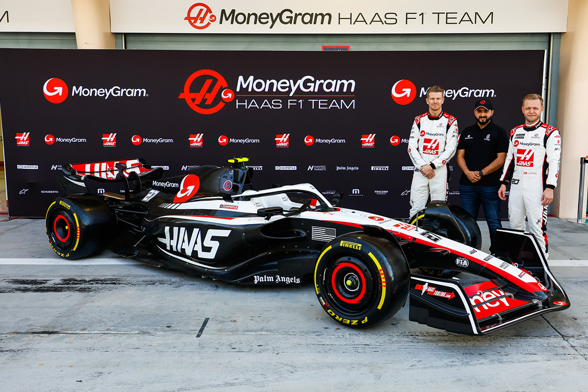 moneygram-and-moneygram-haas-f1-team-unveil-2023-car-in-bahrain