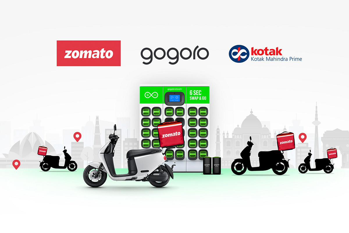 gogoro,-zomato-and-kotak-mahindra-prime-partner-in-india-to-accelerate-ownership-of-electric-two-wheel-vehicles-by-last-mile-delivery-partners