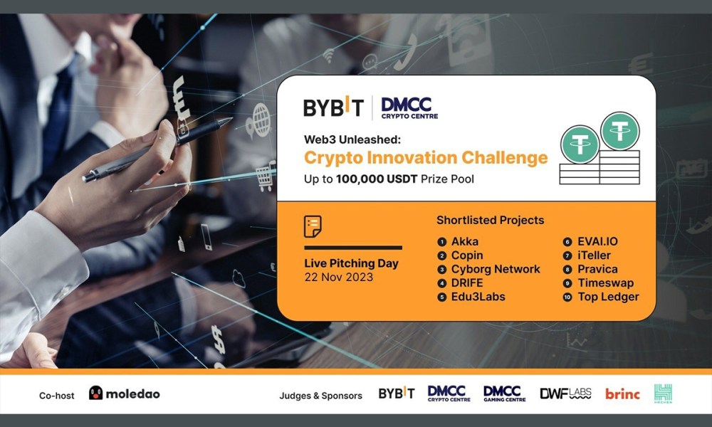 bybit-and-dmcc-crypto-centre-announce-top-ten-finalists-for-the-web3-unleashed:-crypto-innovation-challenge