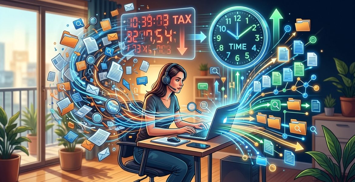 Reducing the Hidden Time Tax of Information Hunting in Remote Work