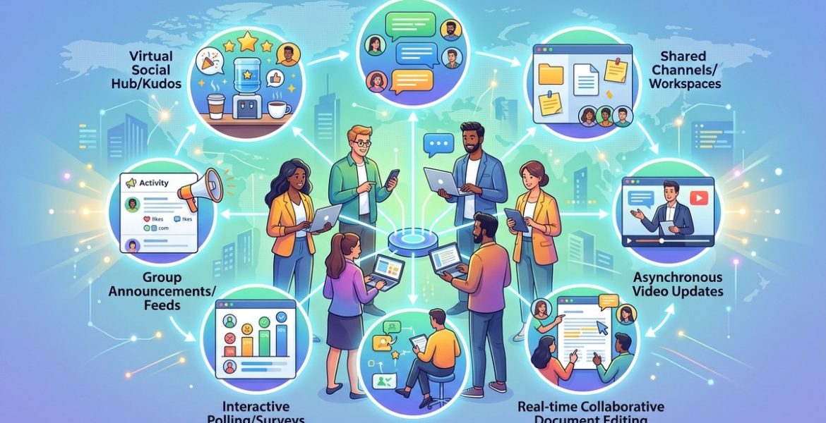 7 Social Network Features That Keep Remote Teams Connected Without Constant Meetings