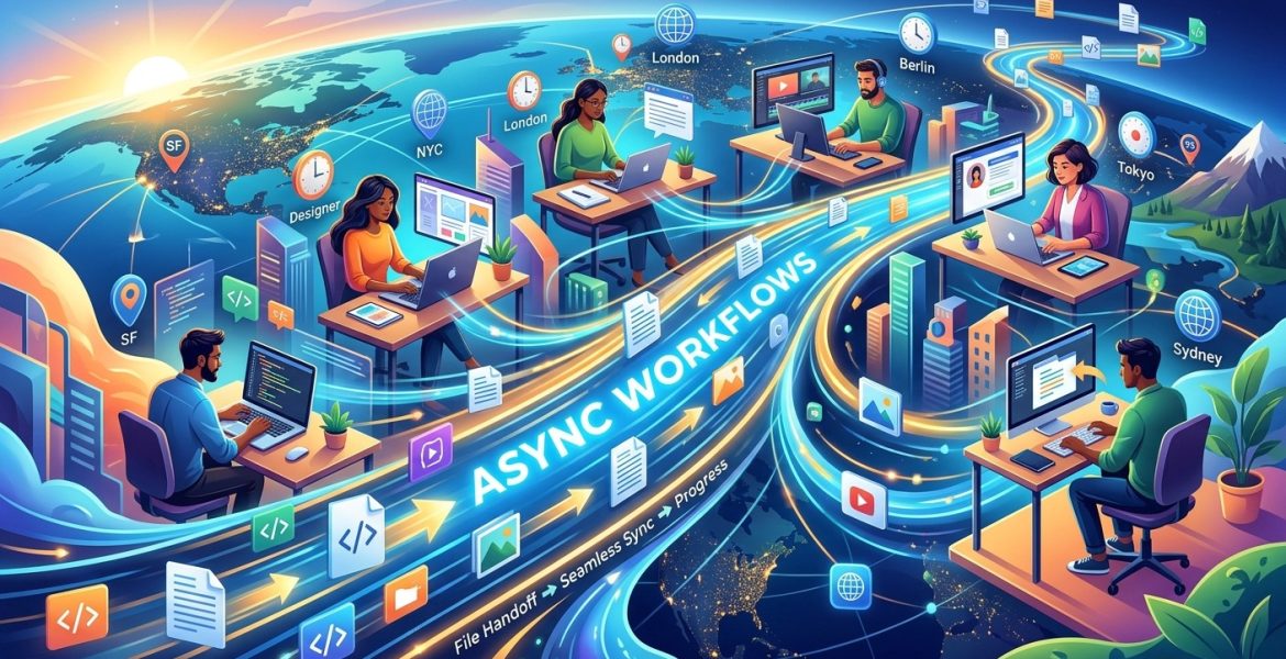 How Remote Teams Reduce File Handoff Delays With Async Workflows